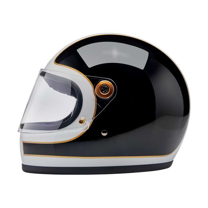 Casque moto Biltwell GRINGO S Vintage White/Black