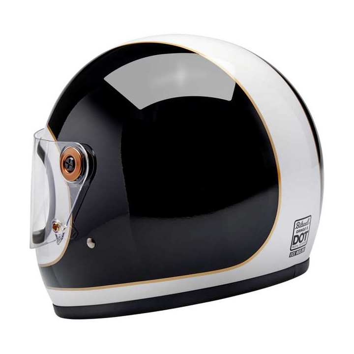Casque moto Biltwell GRINGO S Vintage White/Black
