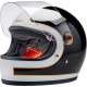Casque moto Biltwell GRINGO S Vintage White/Black
