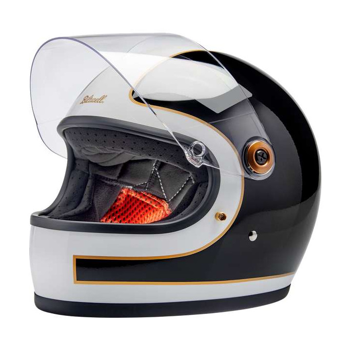 Casque moto Biltwell GRINGO S Vintage White/Black