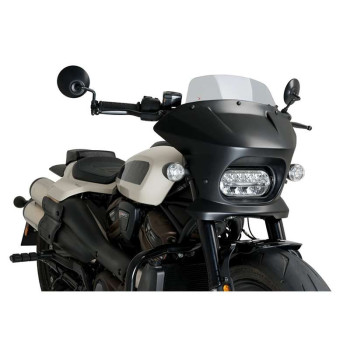 Semi-carénage Puig FURY TOURING Noir mat (21588) HARLEY DAVIDSON RH1250S SPORTSTER S
