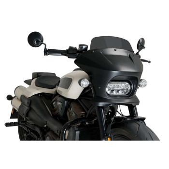 Semi-carénage Puig FURY TOURING Noir mat (21588) HARLEY DAVIDSON RH1250S SPORTSTER S