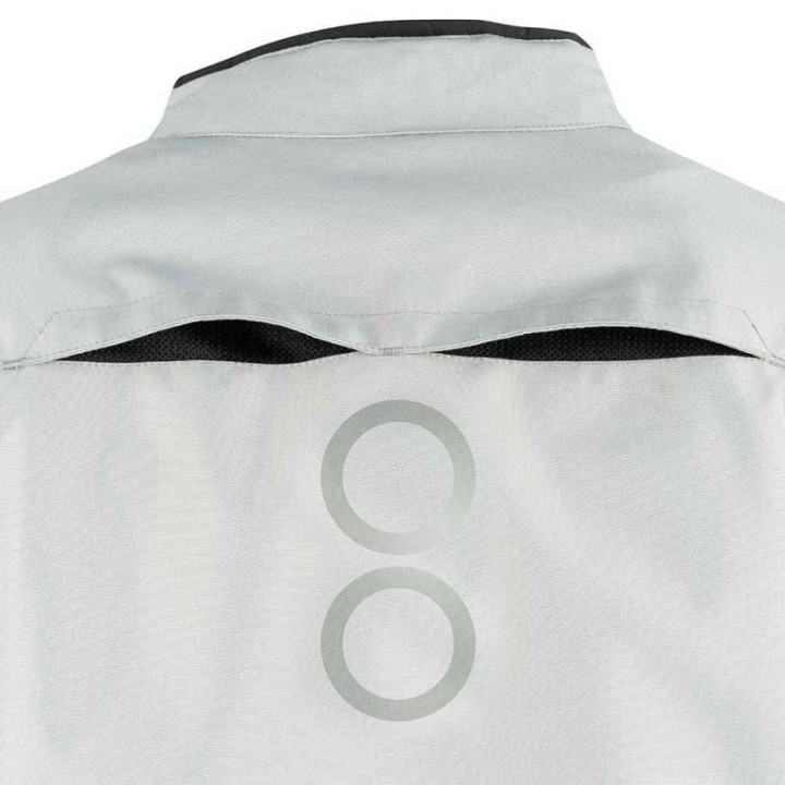 Veste moto Bering SIBERIA GRIS/BLEU