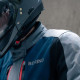 Veste moto Bering SIBERIA GRIS/BLEU