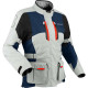 Veste moto femme Bering LADY SIBERIA GRIS/BLEU