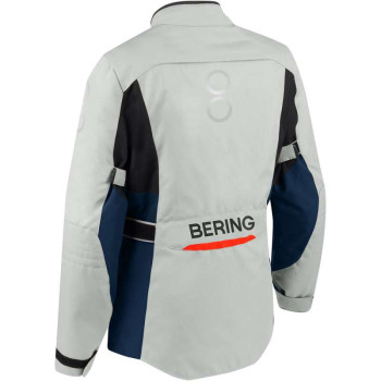Veste moto femme Bering LADY SIBERIA GRIS/BLEU