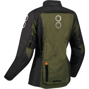 Veste moto femme Bering LADY ZEPHYR NOIR/KAKI