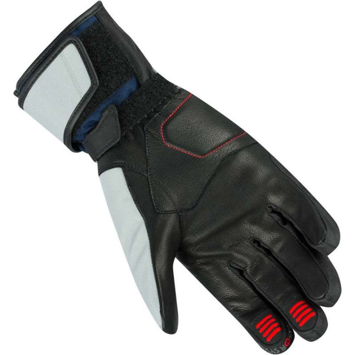 Gants moto femme Bering LADY SIBERIA GRIS/BLEU