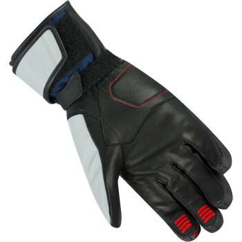 Gants moto femme Bering LADY SIBERIA GRIS/BLEU