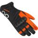Bering LADY ZEPHYR BLACK/ORANGE women's motorcycle gloves