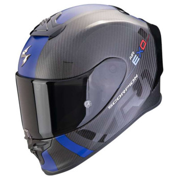 Casque Scorpion EXO-R1 EVO CARBON AIR MG NOIR MAT / BLEU