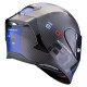 Casque Scorpion EXO-R1 EVO CARBON AIR MG NOIR MAT / BLEU