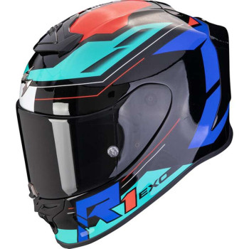 Casque Scorpion EXO-R1 EVO AIR BLAZE NOIR / BLEU / ROUGE