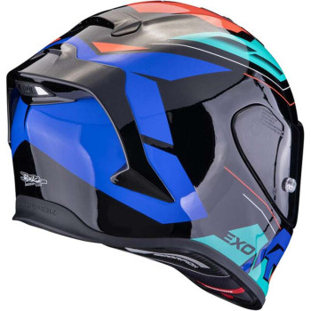 Casque Scorpion EXO-R1 EVO AIR BLAZE NOIR / BLEU / ROUGE