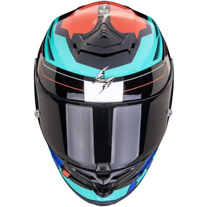 Casque Scorpion EXO-R1 EVO AIR BLAZE NOIR / BLEU / ROUGE
