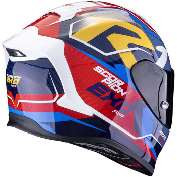 Casque Scorpion EXO-R1 EVO AIR COUP BLEU / ROUGE / JAUNE
