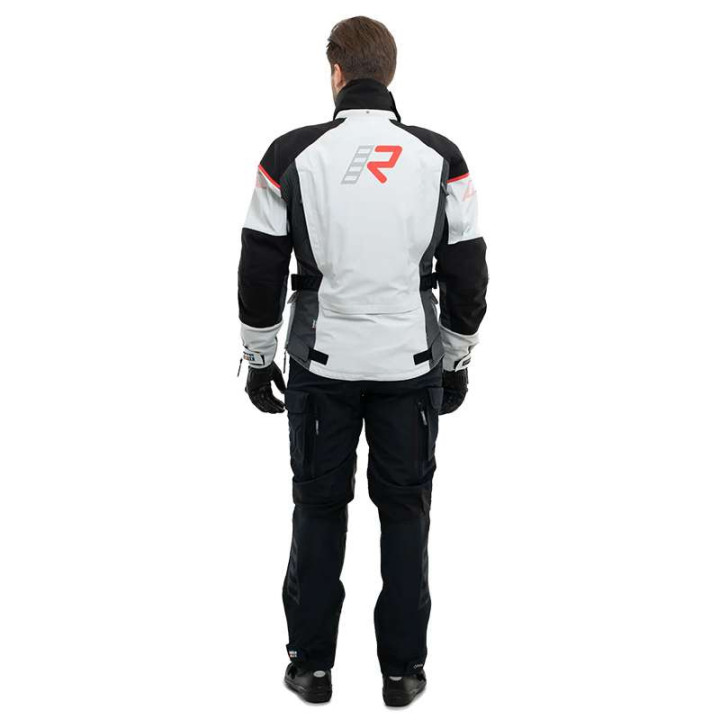 Veste moto Rukka ECUADO-R GRIS/ROUGE