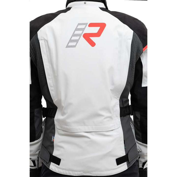 Veste moto Rukka ECUADO-R GRIS/ROUGE