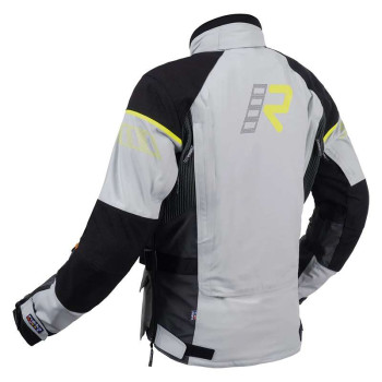 Veste moto Rukka ECUADO-R GRIS/JAUNE