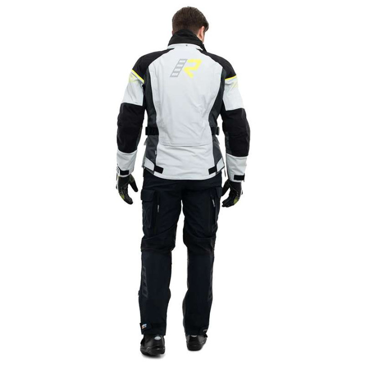 Veste moto Rukka ECUADO-R GRIS/JAUNE