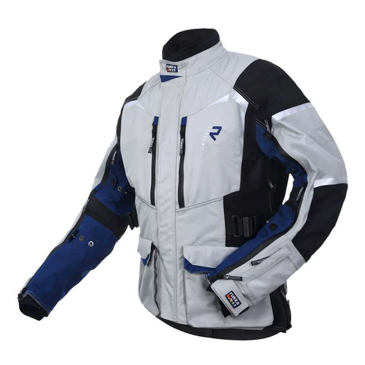 Rukka RIMO-R motorcycle jacket GREY/BLUE