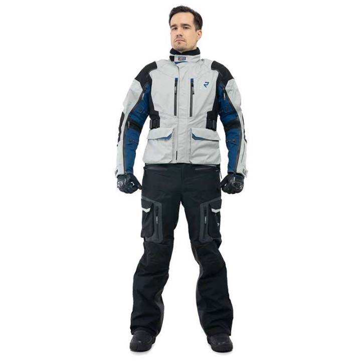 Rukka RIMO-R motorcycle jacket GREY/BLUE