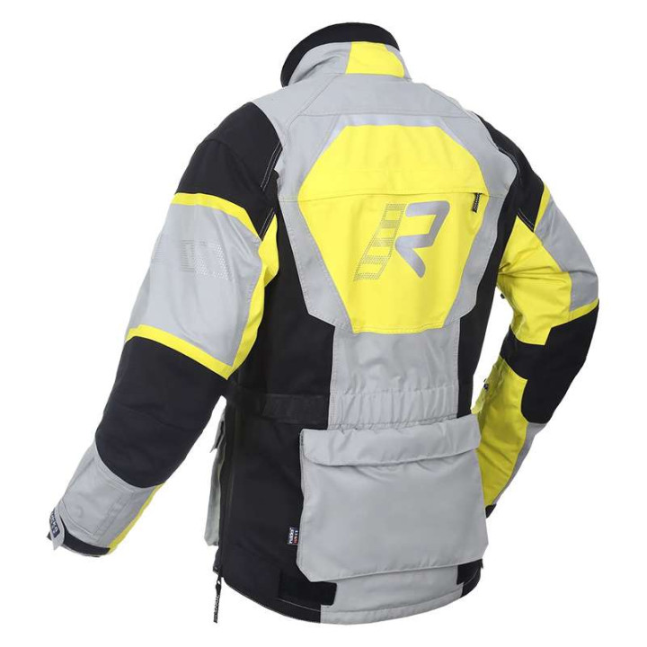 Veste moto Rukka RIMO-R GRIS/JAUNE