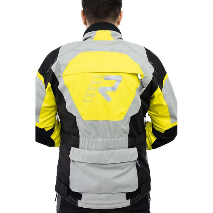 Veste moto Rukka RIMO-R GRIS/JAUNE