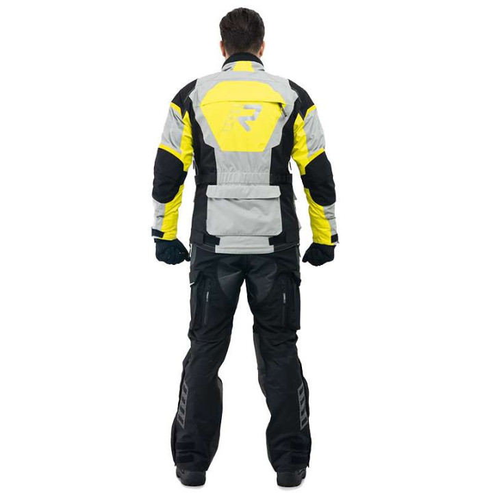 Veste moto Rukka RIMO-R GRIS/JAUNE
