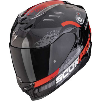 Casque Scorpion EXO-520 EVO AIR TITAN NOIR / ROUGE