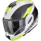 Casque moto modulable Scorpion EXO-TECH EVO TEAM BLANC / JAUNE FLUO