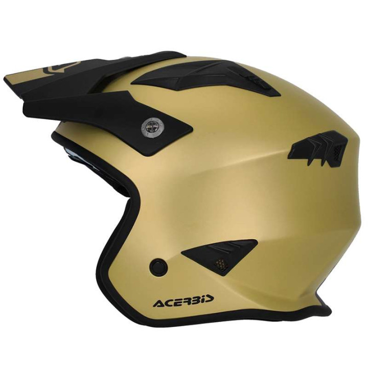 Casque moto jet Acerbis ARIA 22.06 METALLIC OR