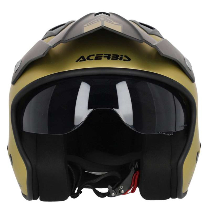 Casque moto jet Acerbis ARIA 22.06 METALLIC OR