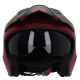 Casque moto jet Acerbis ARIA 22.06 METALLIC ROUGE