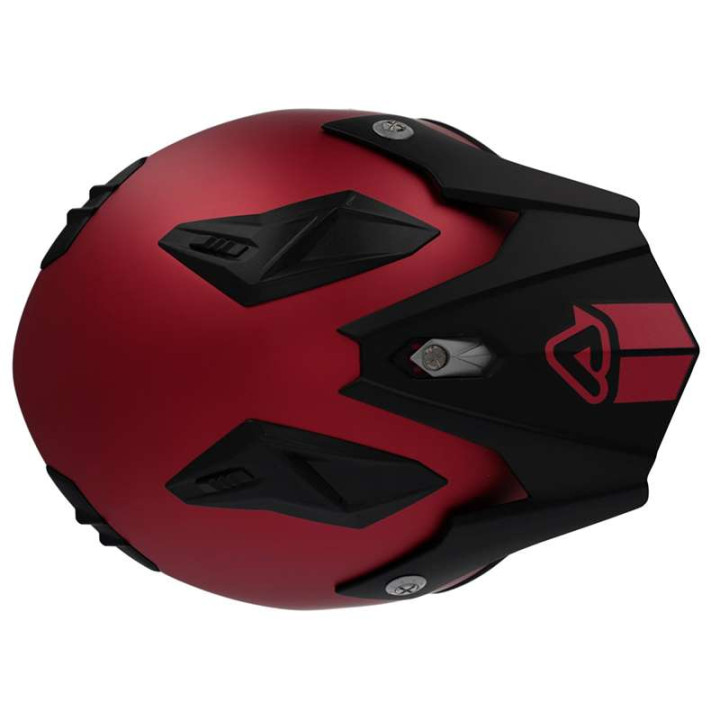 Casque moto jet Acerbis ARIA 22.06 METALLIC ROUGE