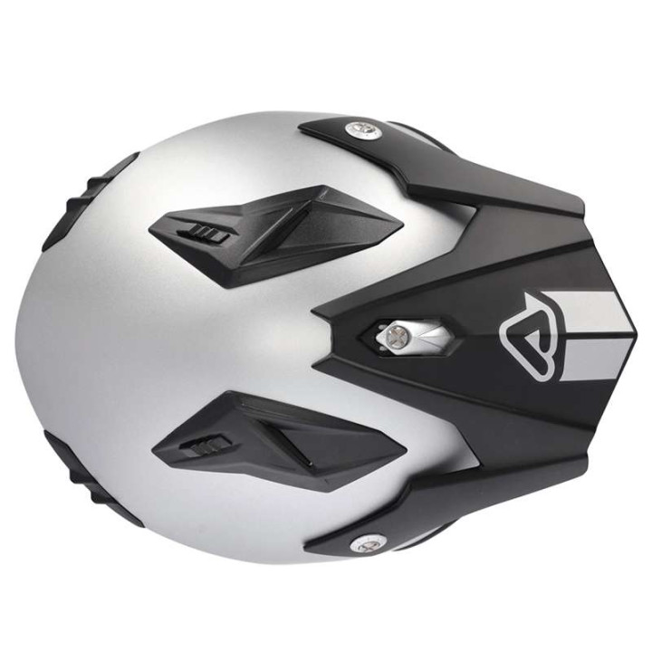 Casque moto jet Acerbis ARIA 22.06 METALLIC ARGENT