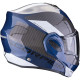 Casque moto modulable Scorpion EXO-TECH EVO TEAM BLEU / NOIR / BLANC