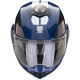 Casque moto modulable Scorpion EXO-TECH EVO TEAM BLEU / NOIR / BLANC