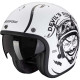 Casque Scorpion BELFAST EVO ROMEO BLANC / NOIR Casque Scorpion BELFAST EVO ROMEO BLANC / NOIR