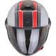 Casque moto Scorpion EXO-CITY II VEL GRIS / ROUGE