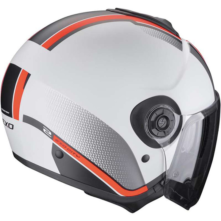 Casque moto Scorpion EXO-CITY II VEL GRIS / ROUGE