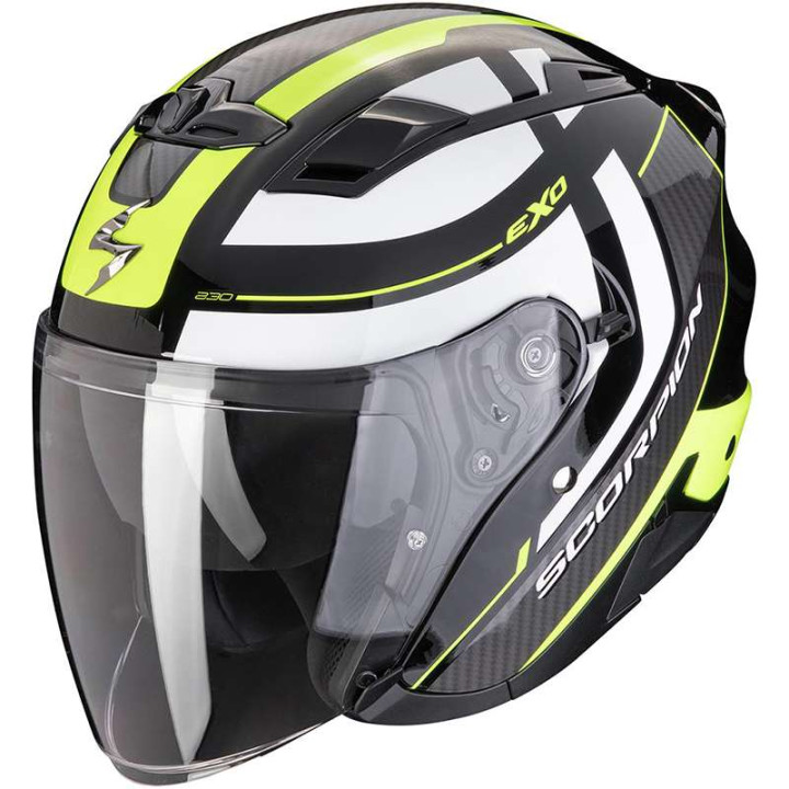 Casque moto Scorpion EXO-230 PUL NOIR / JAUNE