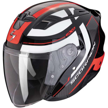 Casque moto Scorpion EXO-230 PUL NOIR / ROUGE