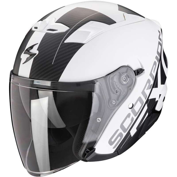 Casque moto Scorpion EXO-230 QR BLANC / NOIR