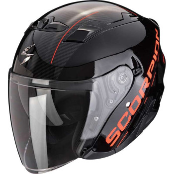 Casque moto Scorpion EXO-230 QR NOIR / ROUGE