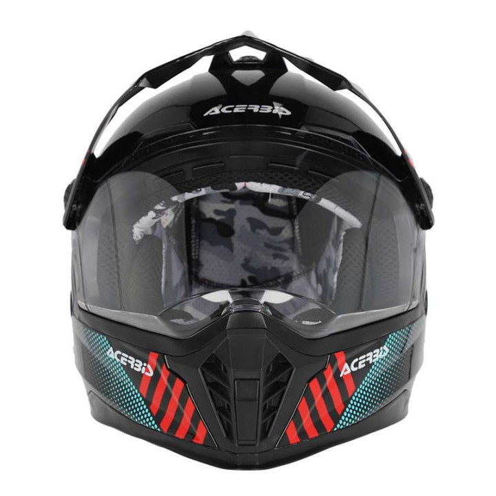 Acerbis RIDER JUNIOR 22.06 BLACK/RED child motorcycle helmet Acerbis RIDER JUNIOR 22.06 BLACK/RED child motorcycle helmet