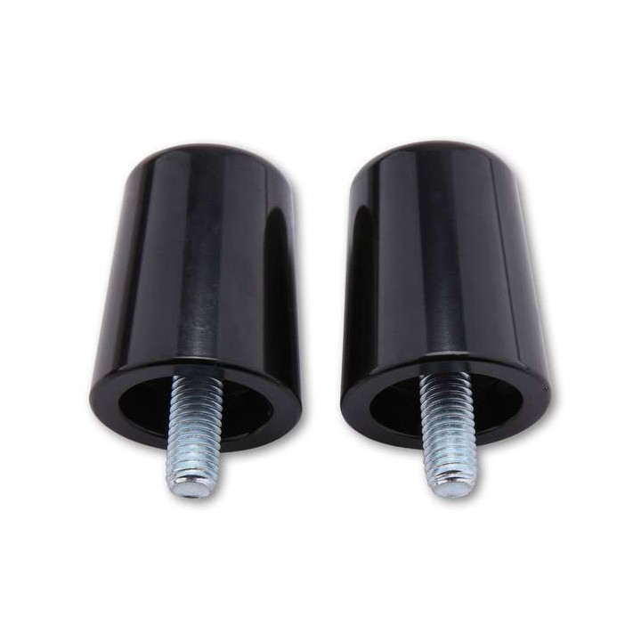 Black handlebar ends SHIN YO KAWASAKI