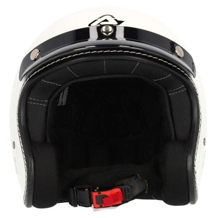 Casque moto jet Acerbis SKODELA 22.06 BLANC