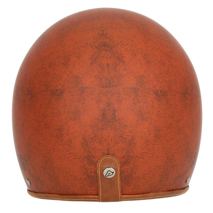 Casque moto jet Acerbis SKODELA 22.06 MARRON