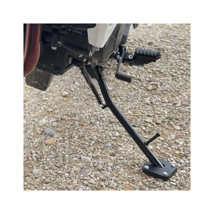 Ixtem side stand for Africa Twin / Transalp / Dominator Ixtem side stand for Africa Twin / Transalp / Dominator